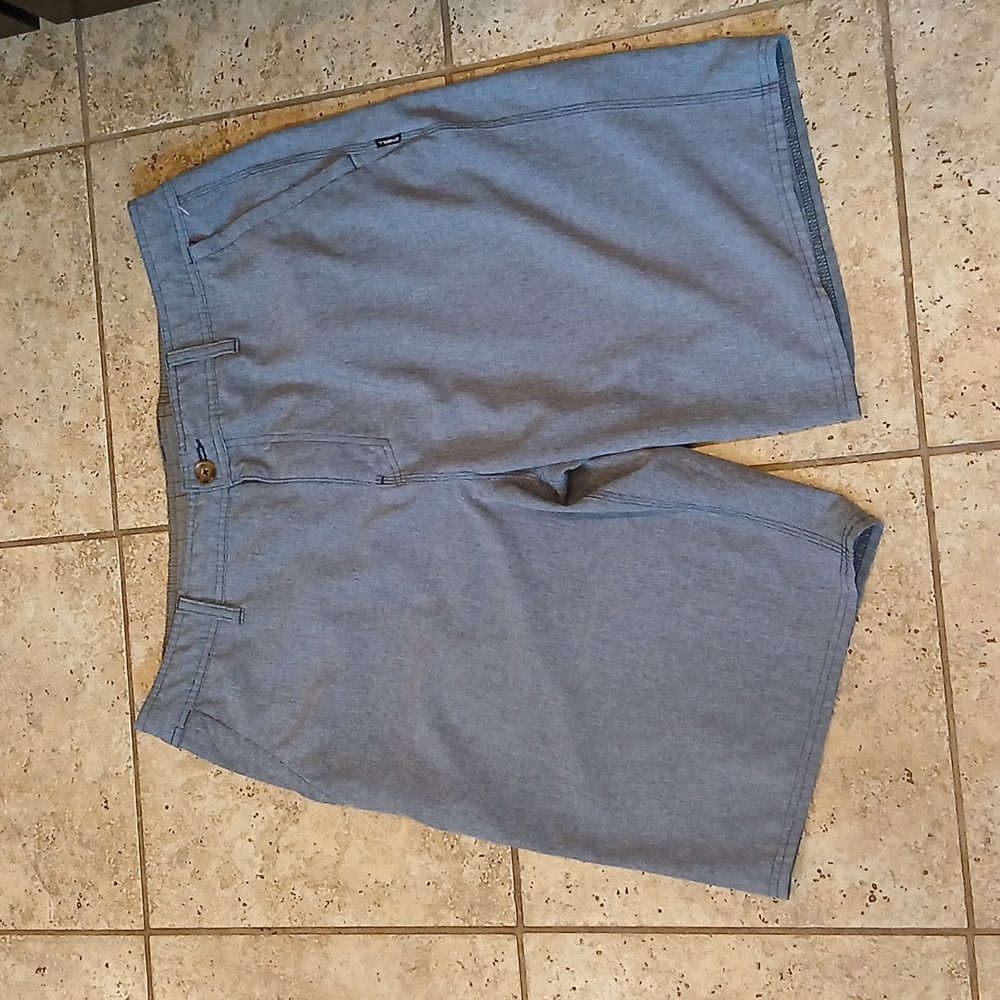 O'neil Casual Chino/board Shorts, Mens Size 36 Gray/blue